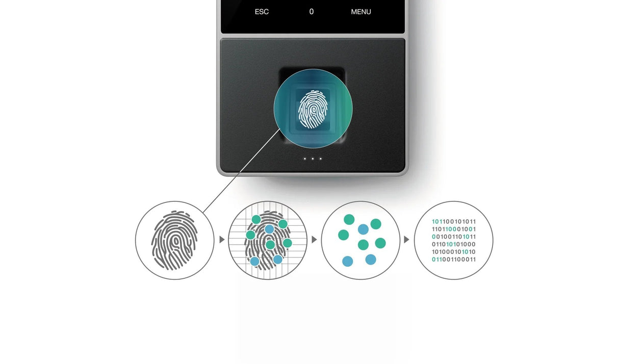 Safescan Tm-828 Sc Negro Huella Dactilar, Contraseña, Tarjeta De Proximidad, Tarjeta Inteligente Cc Tft Ethernet