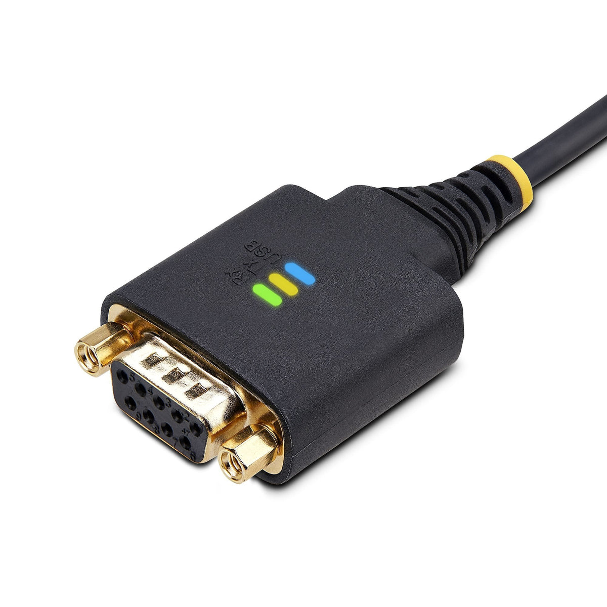 Startech.Com 1p10ffcn-Usb-Serial Cable De Serie Negro 3 M Usb Tipo A Db-9