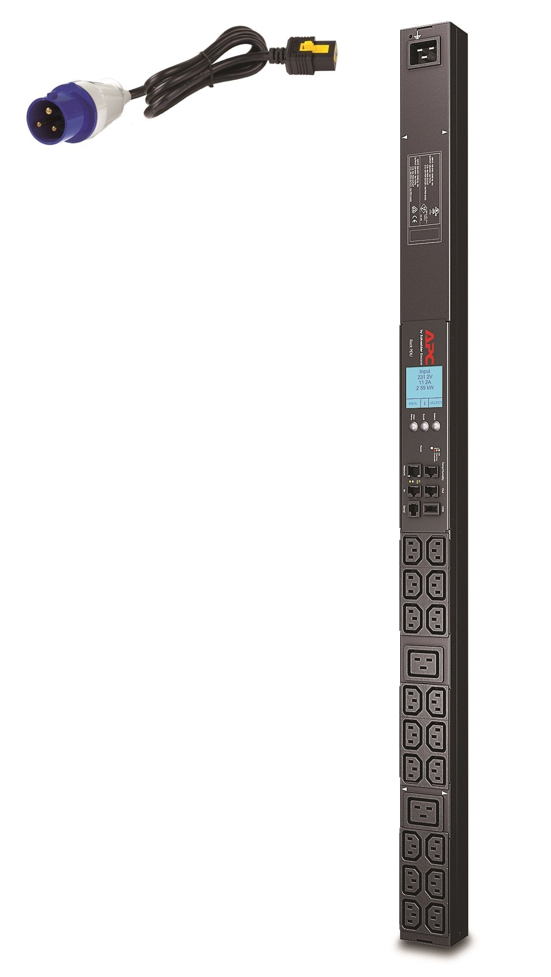 Apc Metered Rack Pdu Zerou 2g Unidad De Distribución De Alimentación