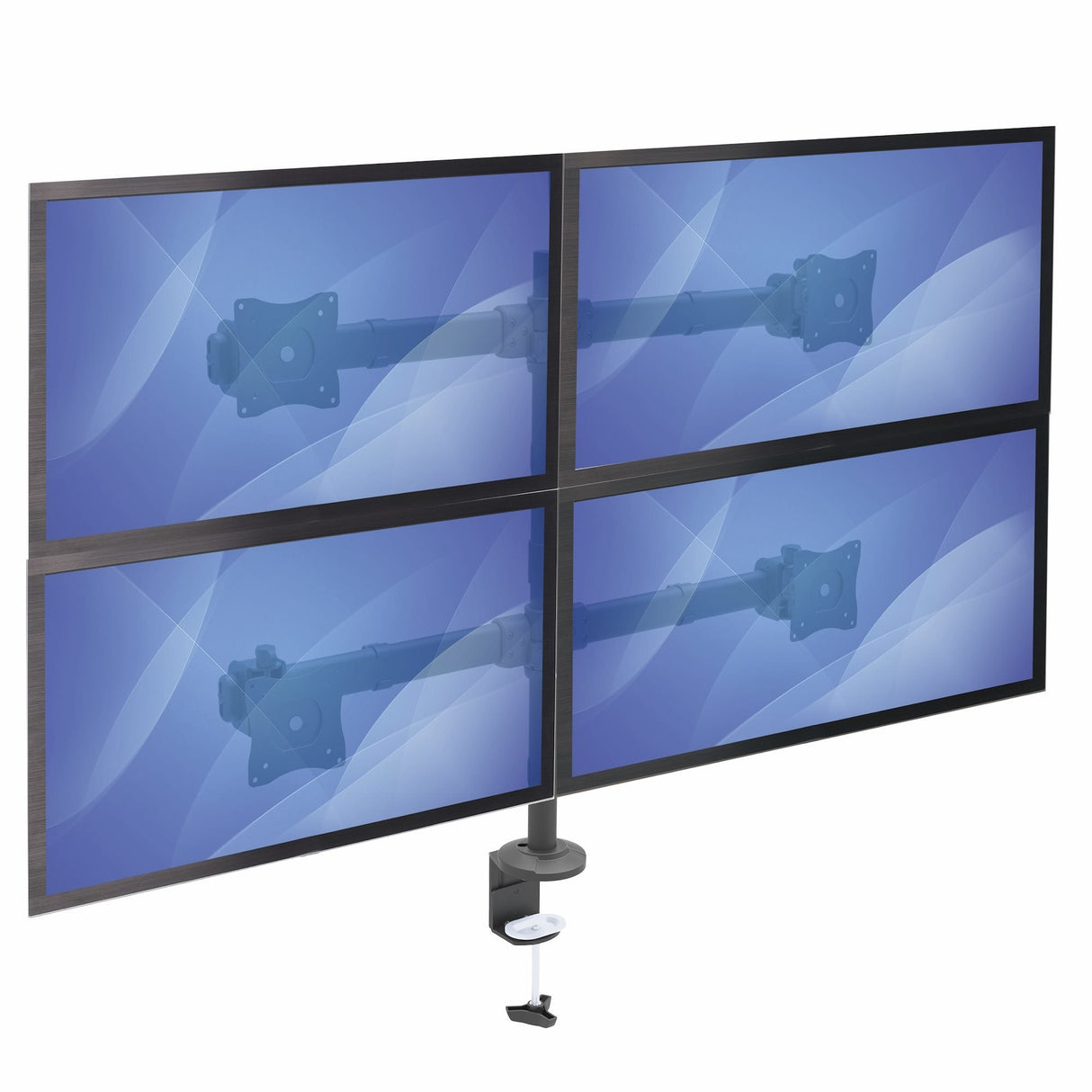 EAN 0065030867795 - StarTech.com ARMQUAD soporte para monitor 68,6 cm (27") Negro imagen 7