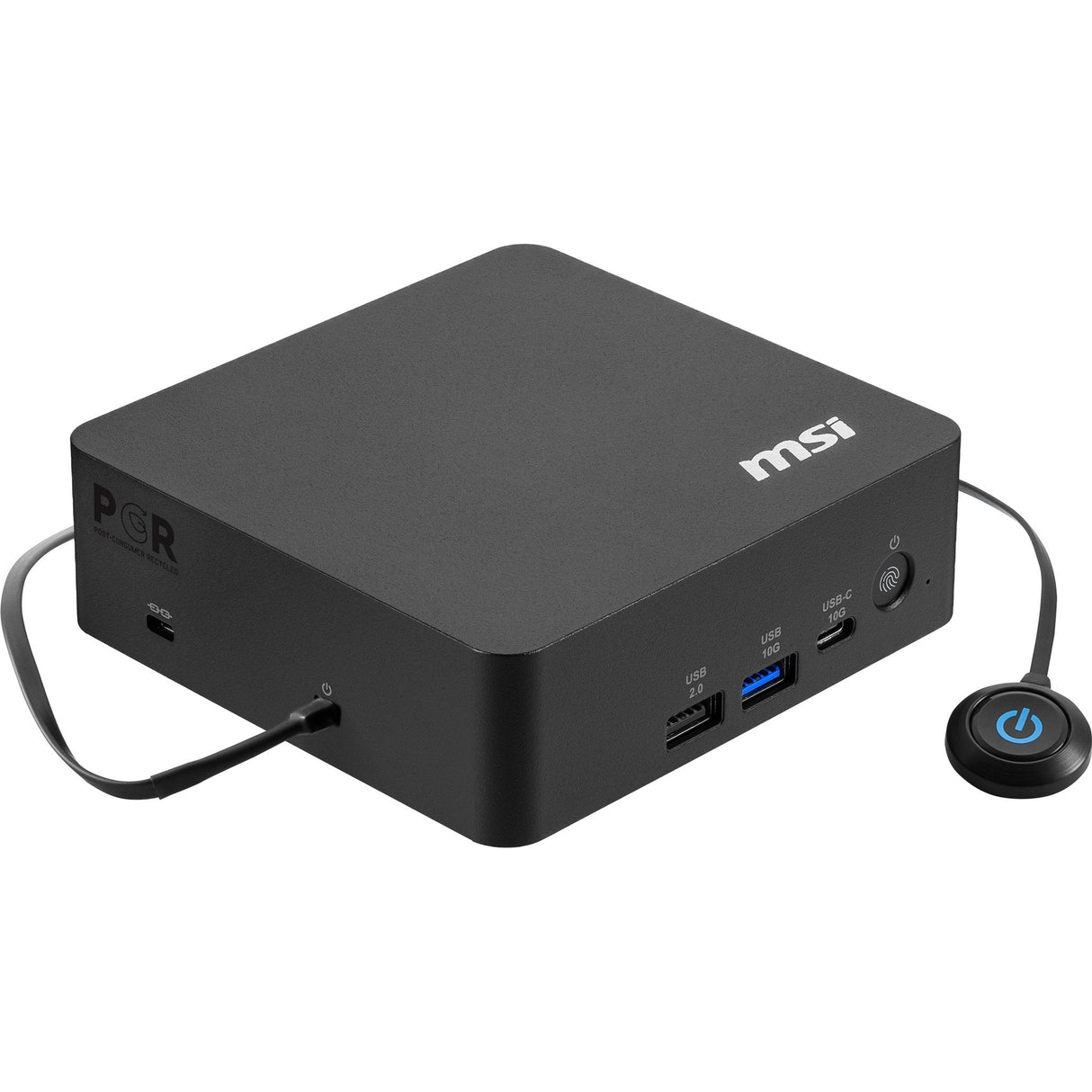 Msi Cubi Nuc Ai+ 3m Copilot+ Pc Ultra 9 386h Ram 2x16gb Ssd 1tb Wi-Fi 7 Air Cooler Psu 120w Lan 2x Vesa 2xhdmi Usb Thunderbolt W11p