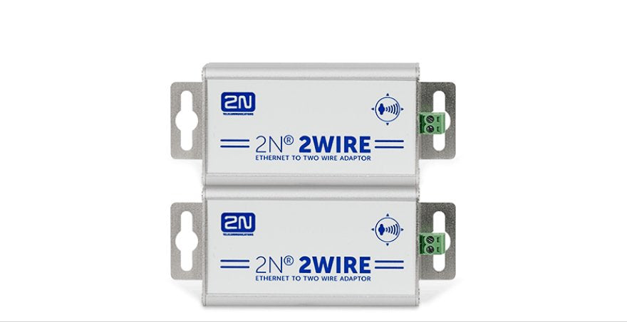 2n Telecommunications 2wire-Set Of 2 Adaptors Convertidor De Señal Aluminio, Metálico
