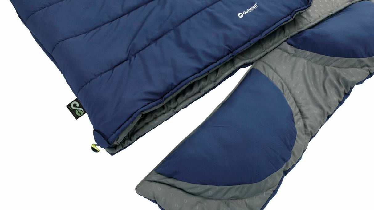 EAN 5709388136084 - Outwell Contour Lux Double Imperial Adulto Saco de dormir rectangular Poliéster Azul imagen 3