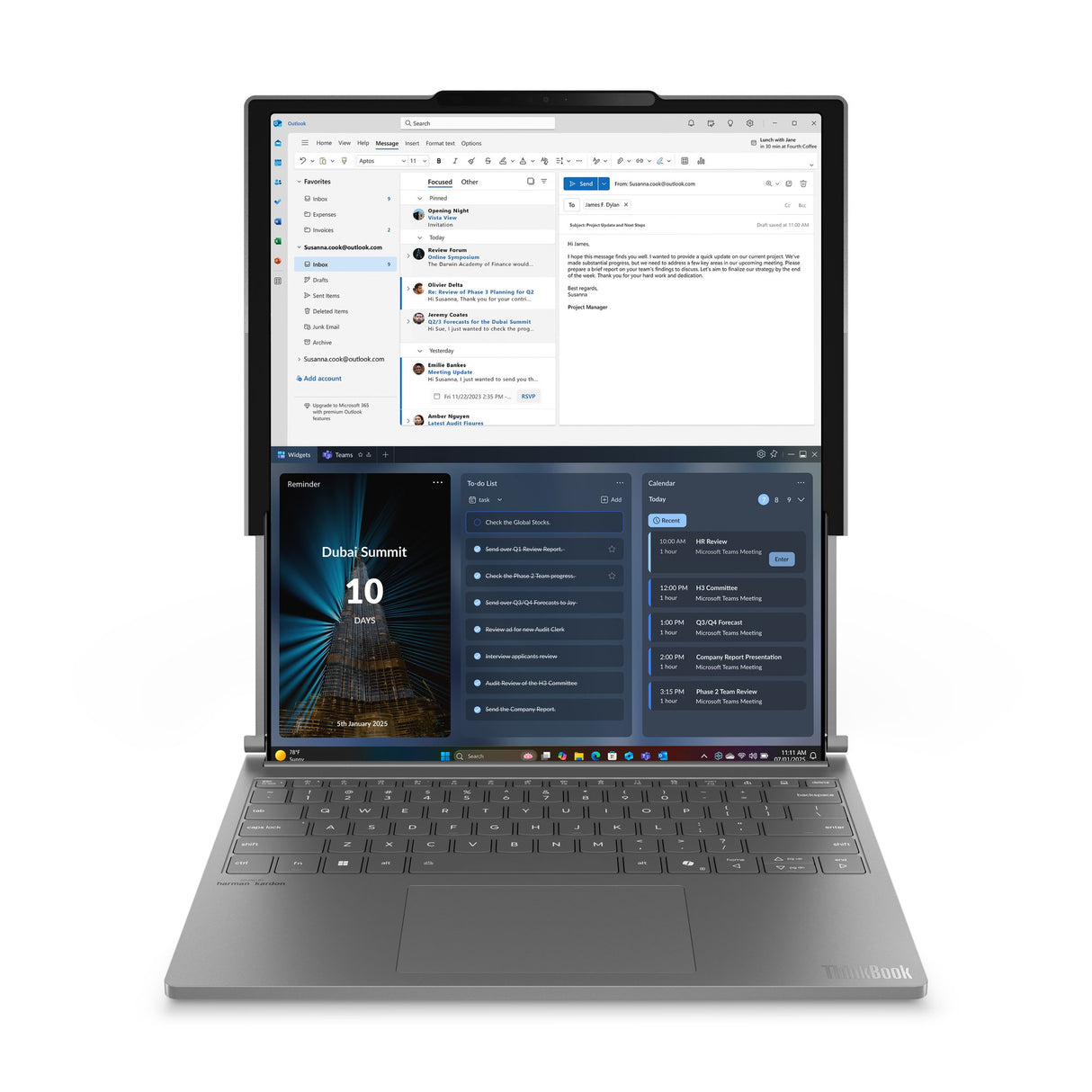 EAN 0199271076170 - Lenovo ThinkBook Plus G6 Rollable Copilot+ PC Intel Core Ultra 7 258V Portátil 35,6 cm (14") 32 GB LPDDR5 imagen 2