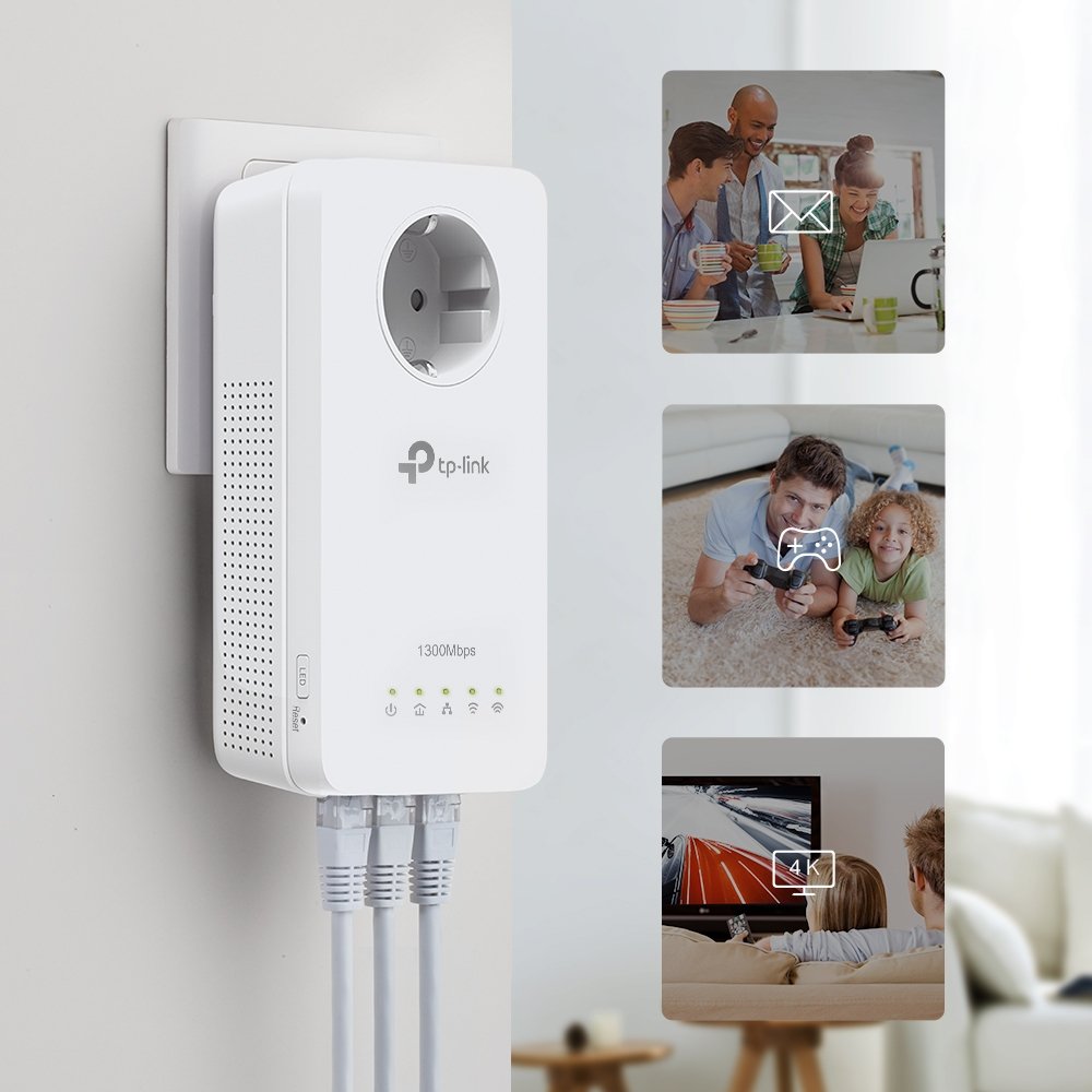 EAN 4897098683071 - TP-Link TL-WPA1300P KIT 1300 Mbit/s Ethernet Wifi Blanco 2 pieza(s) imagen 3