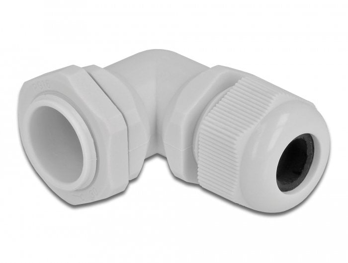 Delock Prensaestopas 90° Angulado Pg16 Gris