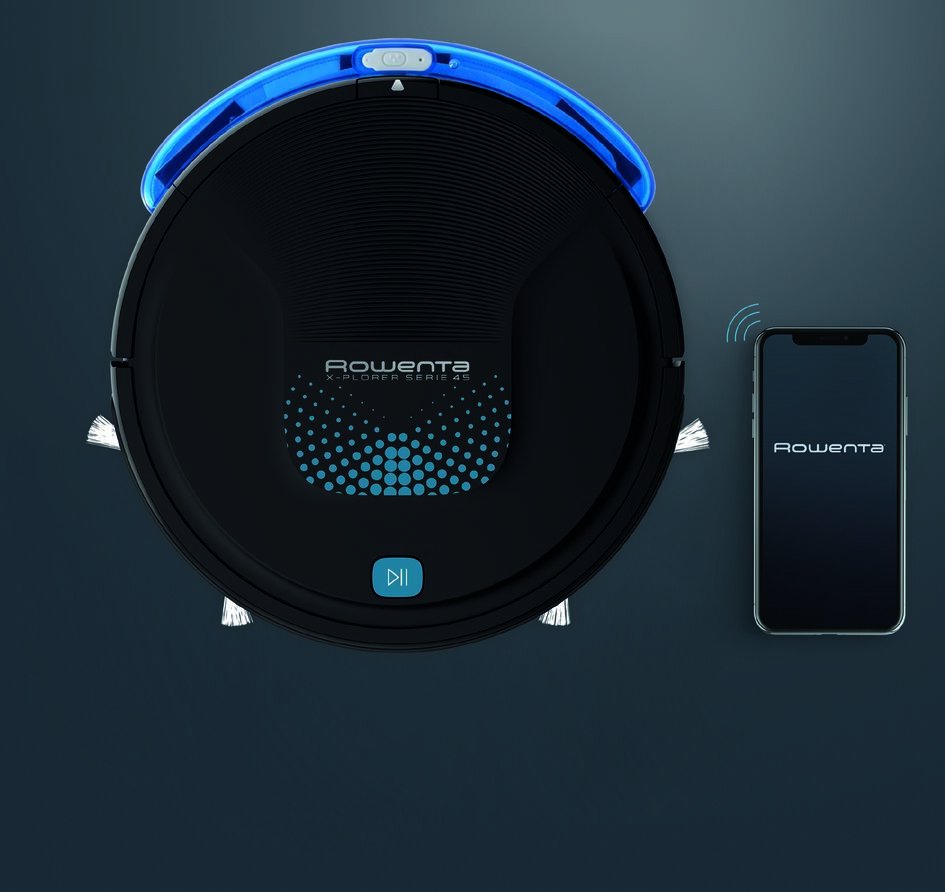 Robot Aspirador Rowenta Explorer Serie 45 Rr8275wh Friegasuelos Autonomía 2.5h