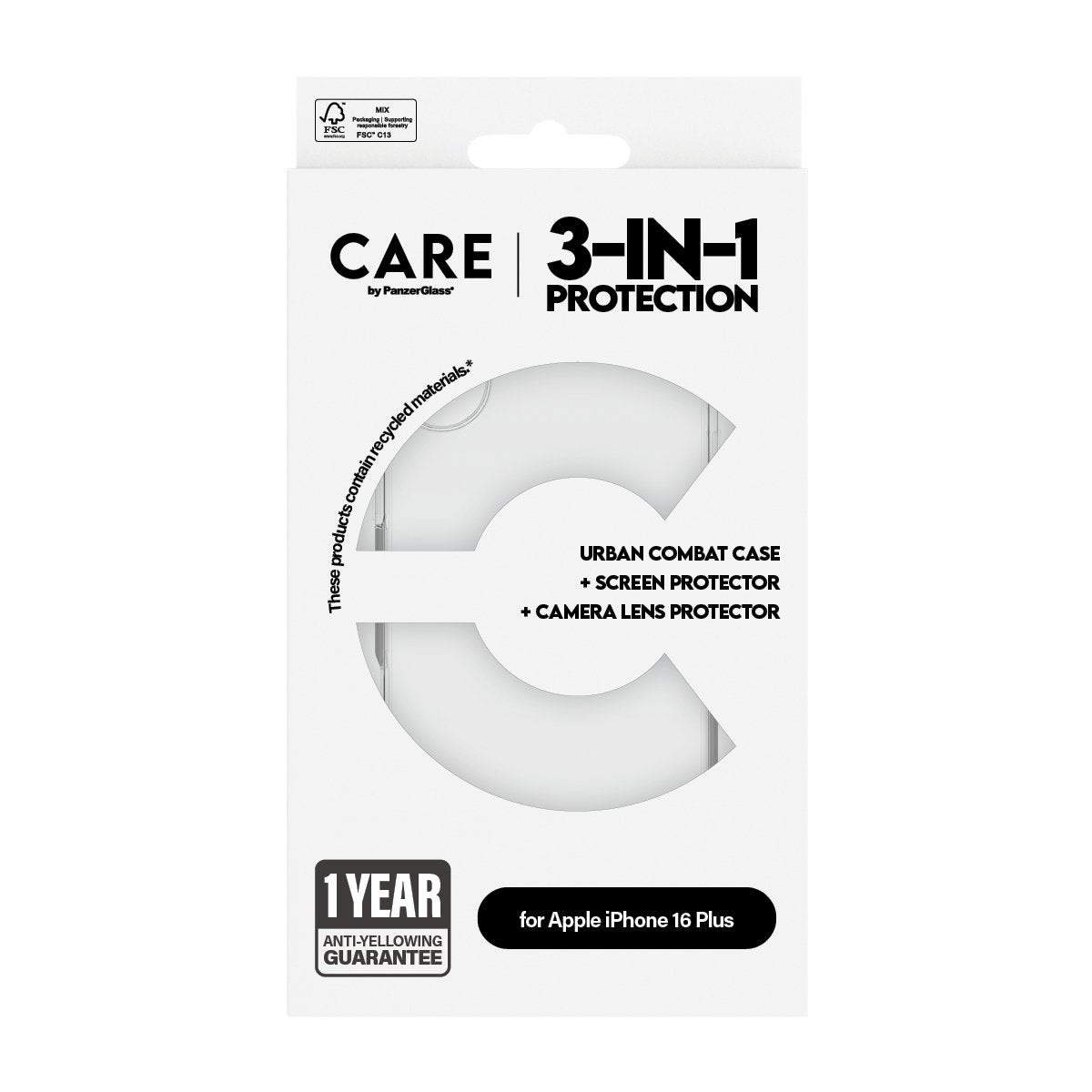 EAN 5715685004858 - PanzerGlass ® | CARE™ by ® 3-in-1 Bundle iPhone 16 Plus Protector de pantalla Apple 1 pieza(s) imagen 3