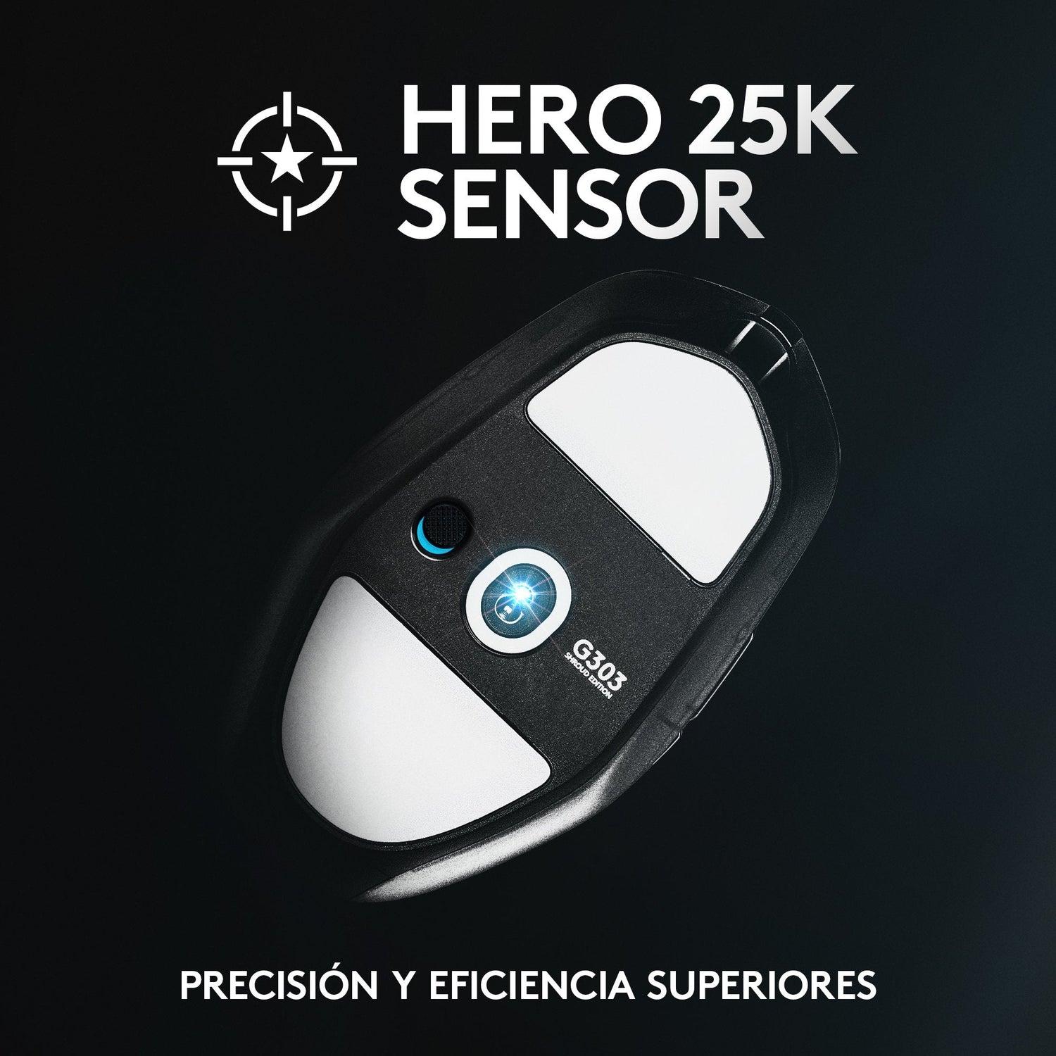 Logitech G G303 Shroud Edition Ratón Juego Mano Derecha Rf Wireless + Bluetooth Óptico 25600 Dpi