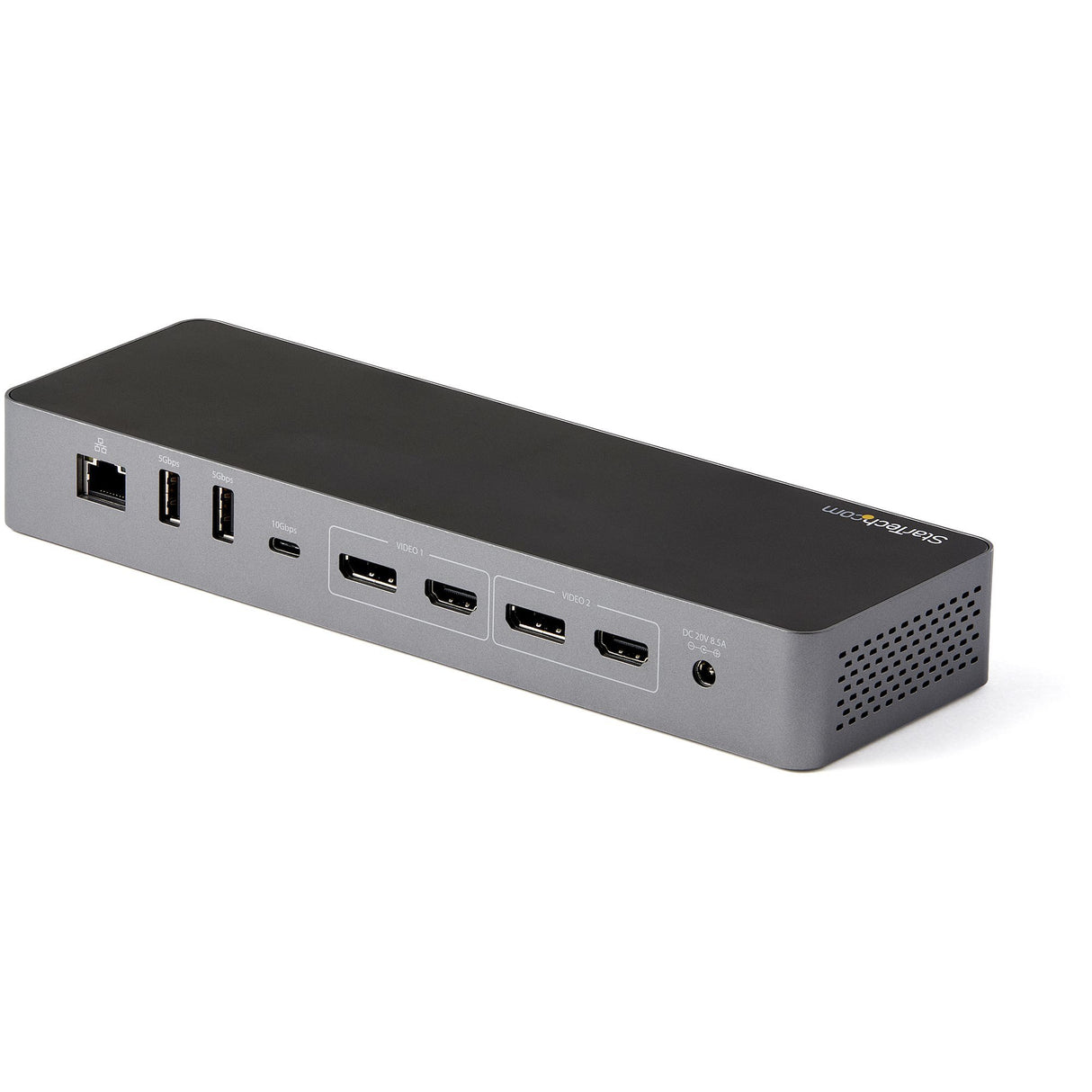 EAN 0065030880992 - StarTech.com TB3CDK2DHUE base para portátil y replicador de puertos Alámbrico Negro, Gris imagen 2