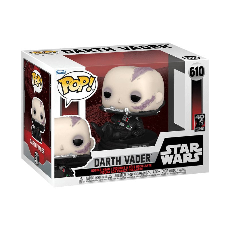 Funko Pop Star Wars Retorno Del Jedi 40 Aniversario Darth Vader Desenmascarado 70750