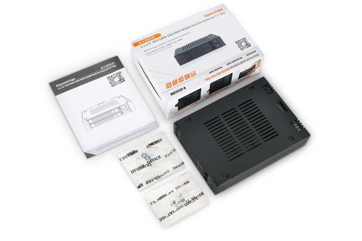 EAN 4713227445023 - Icy Dock MB742SP-B panel bahía disco duro Negro imagen 13