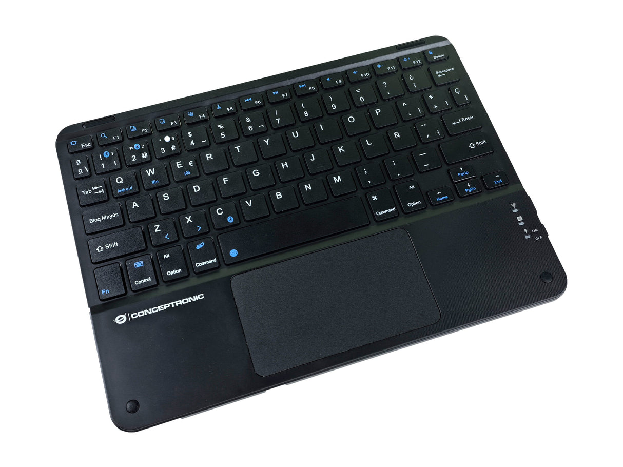 Conceptronic Wireless Teclado, Layout Spanisch 10" Negro