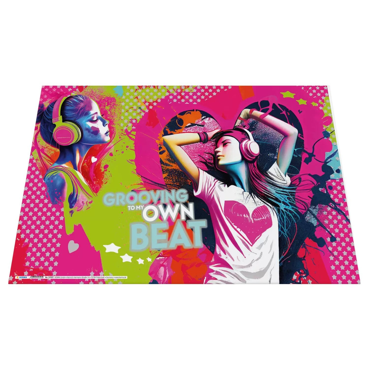Herma Schreibunterlage Kartonmusic Girl 55x35 3uds