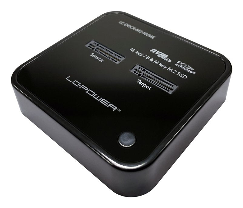 EAN 4262443280012 - LC-Power LC-DOCK-M2-NVME base de conexión para disco duro USB 3.2 Gen 2 (3.1 Gen 2) Type-C Negro imagen 7