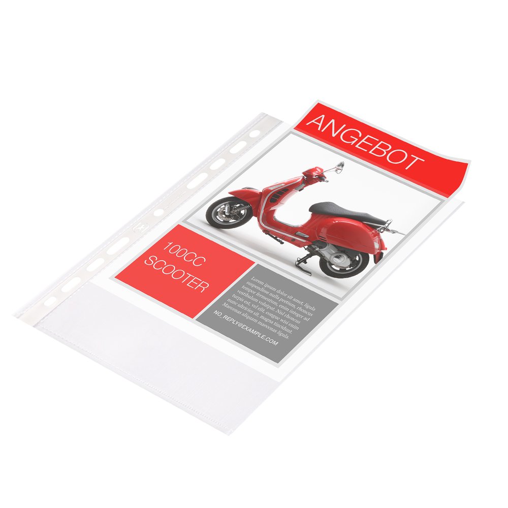 Oxford Prospekthüllen Economy A5 Pp 006 Mm Glasklar 1000mk