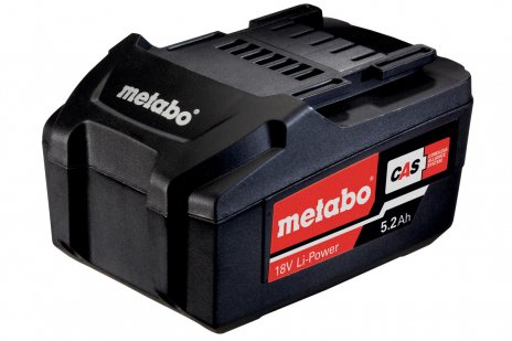 Metabo Akku-Pack 625028000 , Li , 18 V - 5,2 Ah