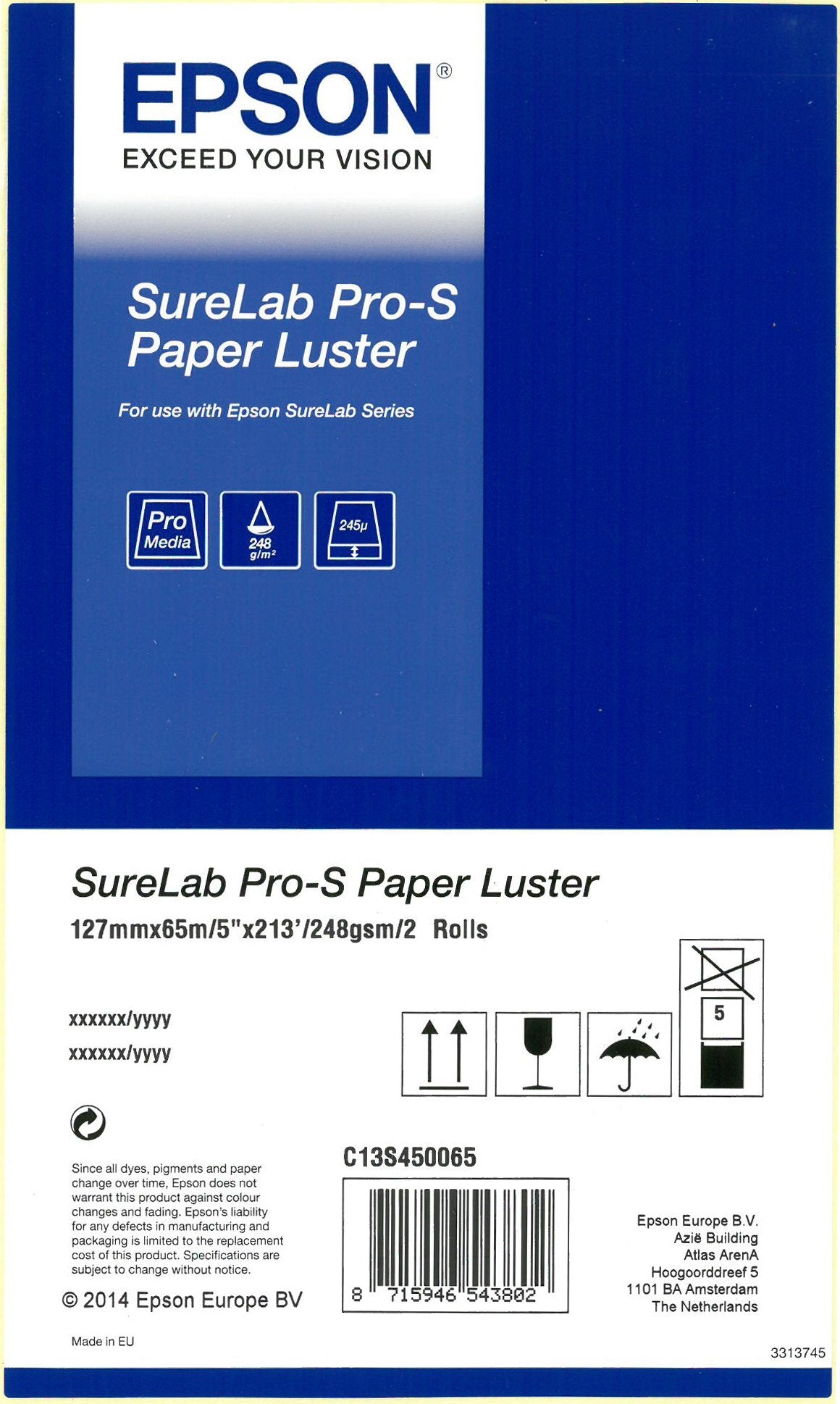 EAN 8715946664958 - Epson C13S450065BP papel fotográfico Blanco Brillo imagen 1