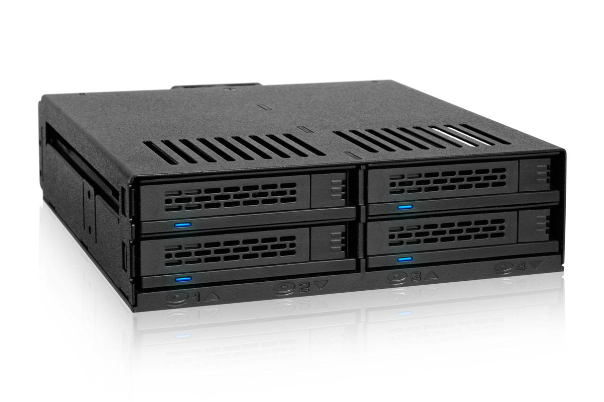 Icydock 4x 2.5 Sata/Sas In 1x5 25 Bay Mobile Rack Screwless
