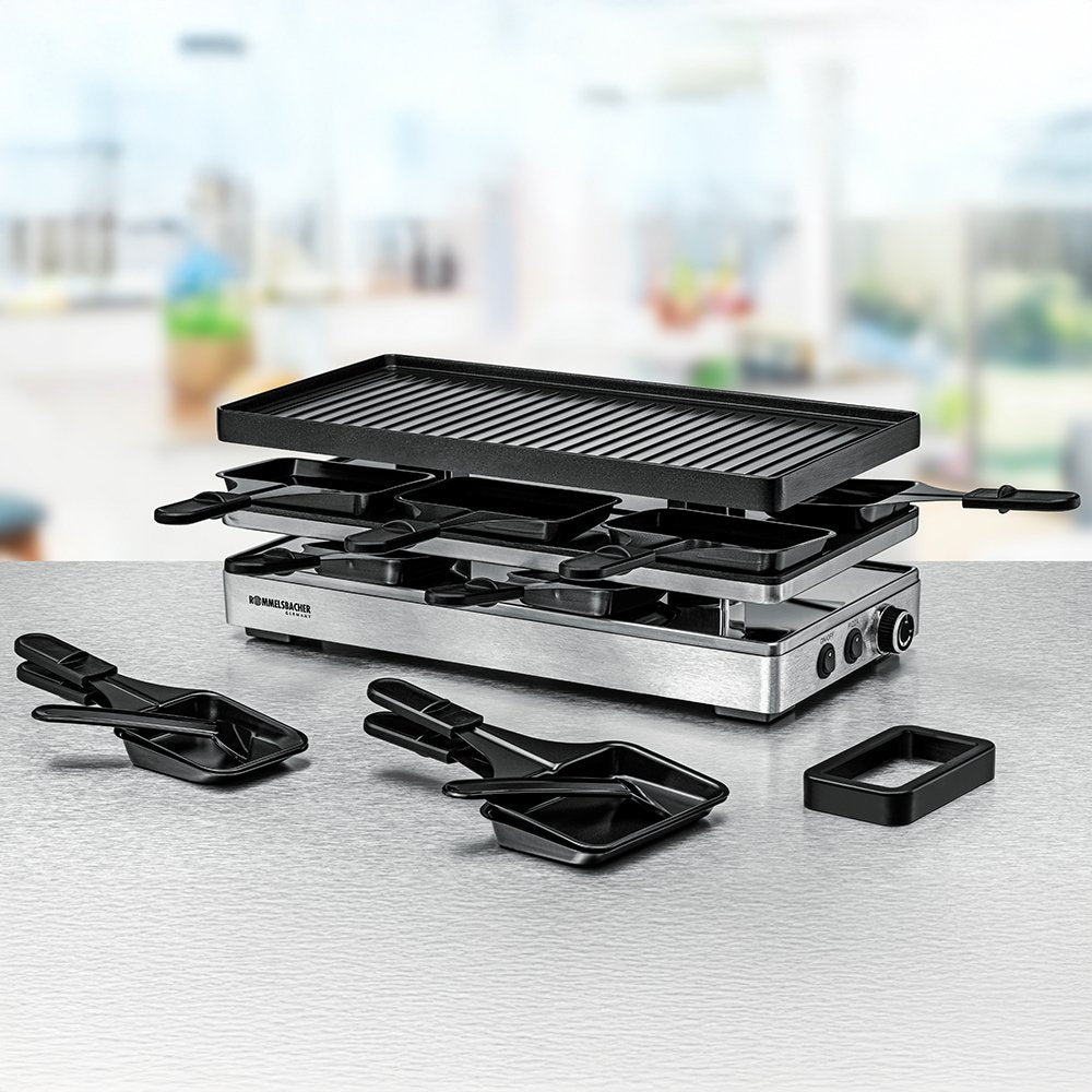 EAN 4001797008190 - Rommelsbacher RCP 1800 parrilla de interior 1800 W Acero inoxidable imagen 4