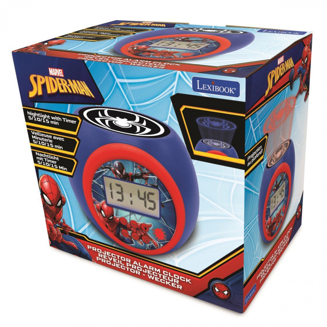 EAN 3380743083872 - Lexibook RL977SP-00 despertador Reloj despertador digital Multicolor imagen 2