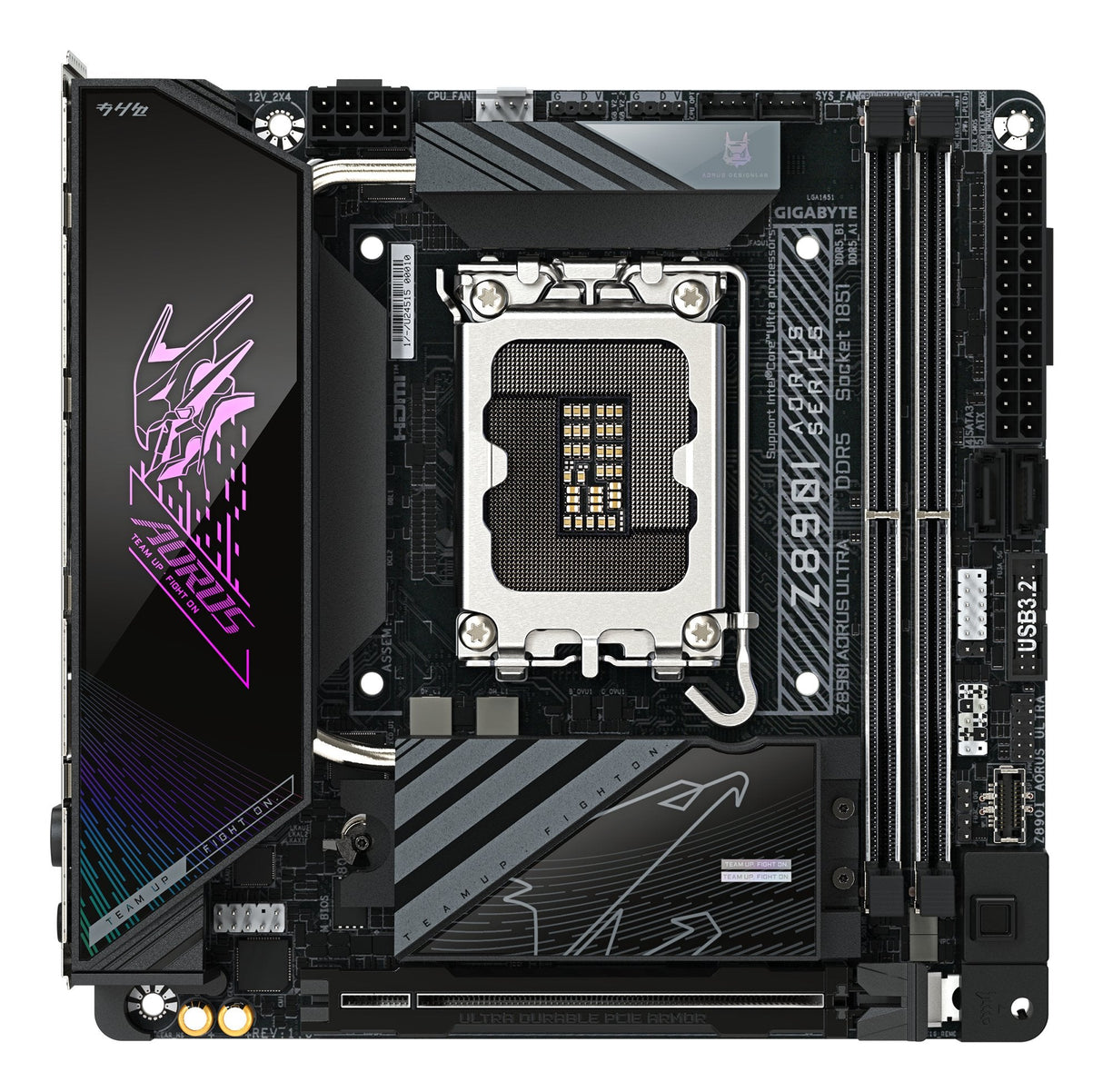EAN 4719331864804 - GIGABYTE Z890I AORUS ULTRA placa base Intel Z890 LGA 1851 (Socket V1) mini ITX imagen 2