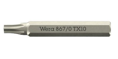Wera 867 Micro Bits Tx 10 X 30mm