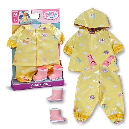 Zapf Creation Baby Born® Traje De Lluvia 43cm, Accesorios Para Muñecas 840788