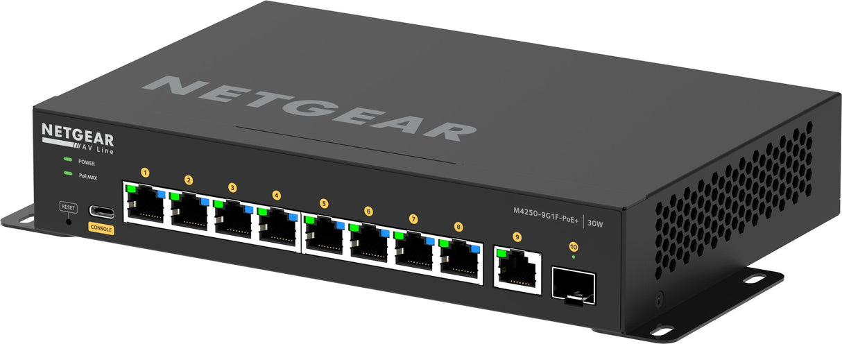 Netgear Gsm4210pd-100eus Switch Gestionado L2/L3 Gigabit Ethernet (10/100/1000) Energía Sobre Ethernet (Poe) Negro