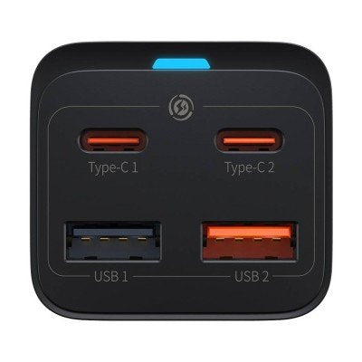 Baseus Gan3 Pro, 2x Usb-C, 2x Usb, 65w (Czarna)