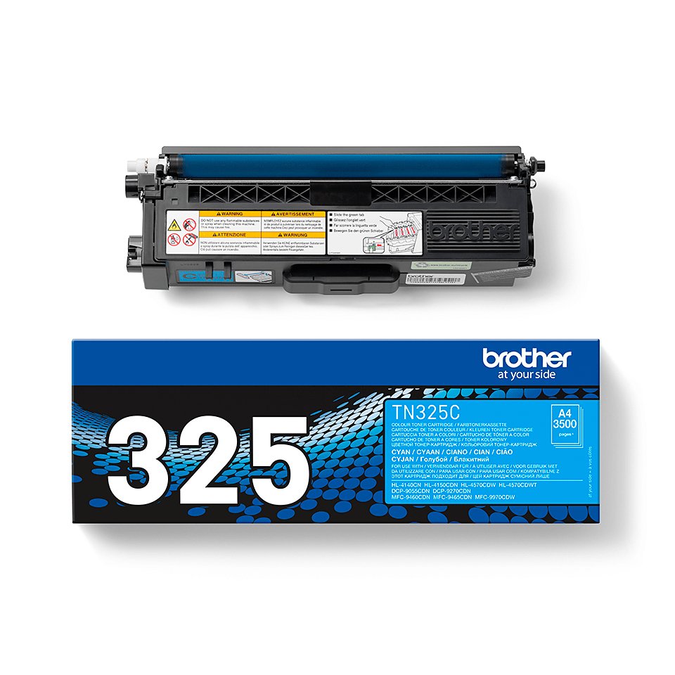 EAN 4054318513673 - Brother TN-325C cartucho de tóner 1 pieza(s) Original Cian imagen 2