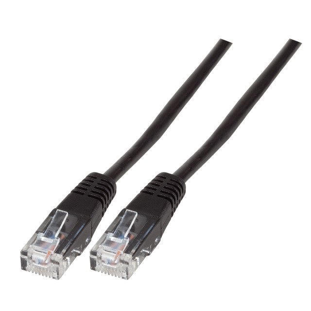 Efb Modularcable Rj45 (8 4) - Rj45 (8 4), Vergossen, Schwarz, 2 M