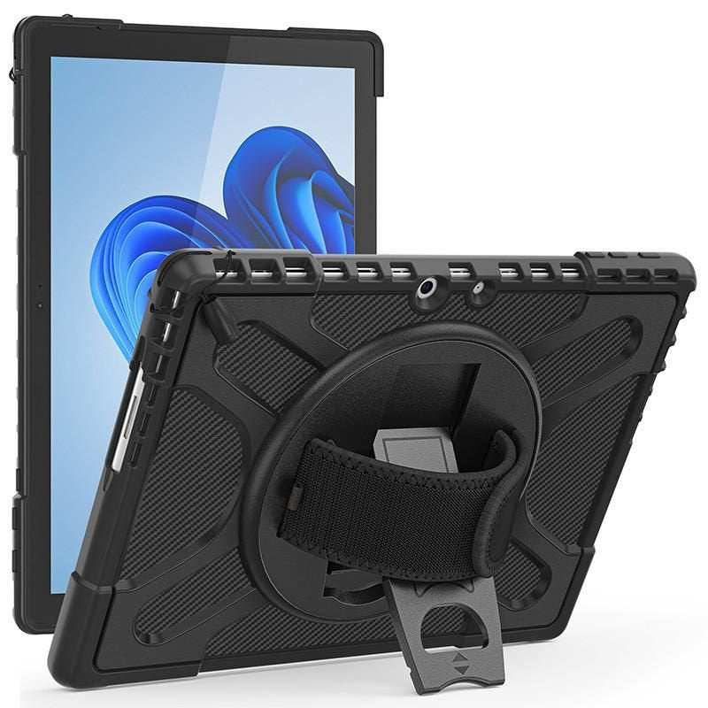 Atlanta Defender Case - Microsoft Surface Pro 9 - - Black Raised Sides And Hard-Shell Design With Hand Strap And Shoulder Strap - Warranty: 24m