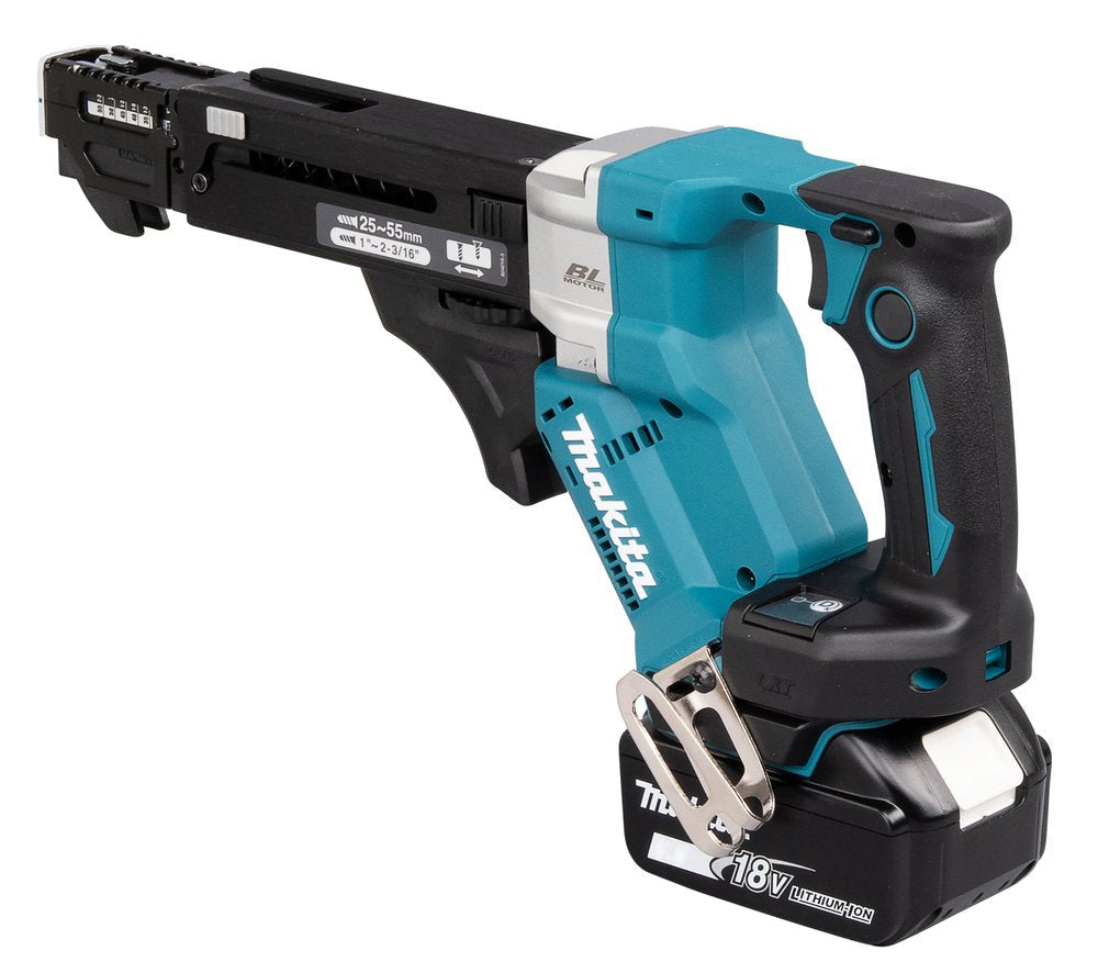 Destornillador De Cargador Inalámbrico Makita Dfr551z, 18 Voltios Negro/Azul, Sin Batería Ni Cargador