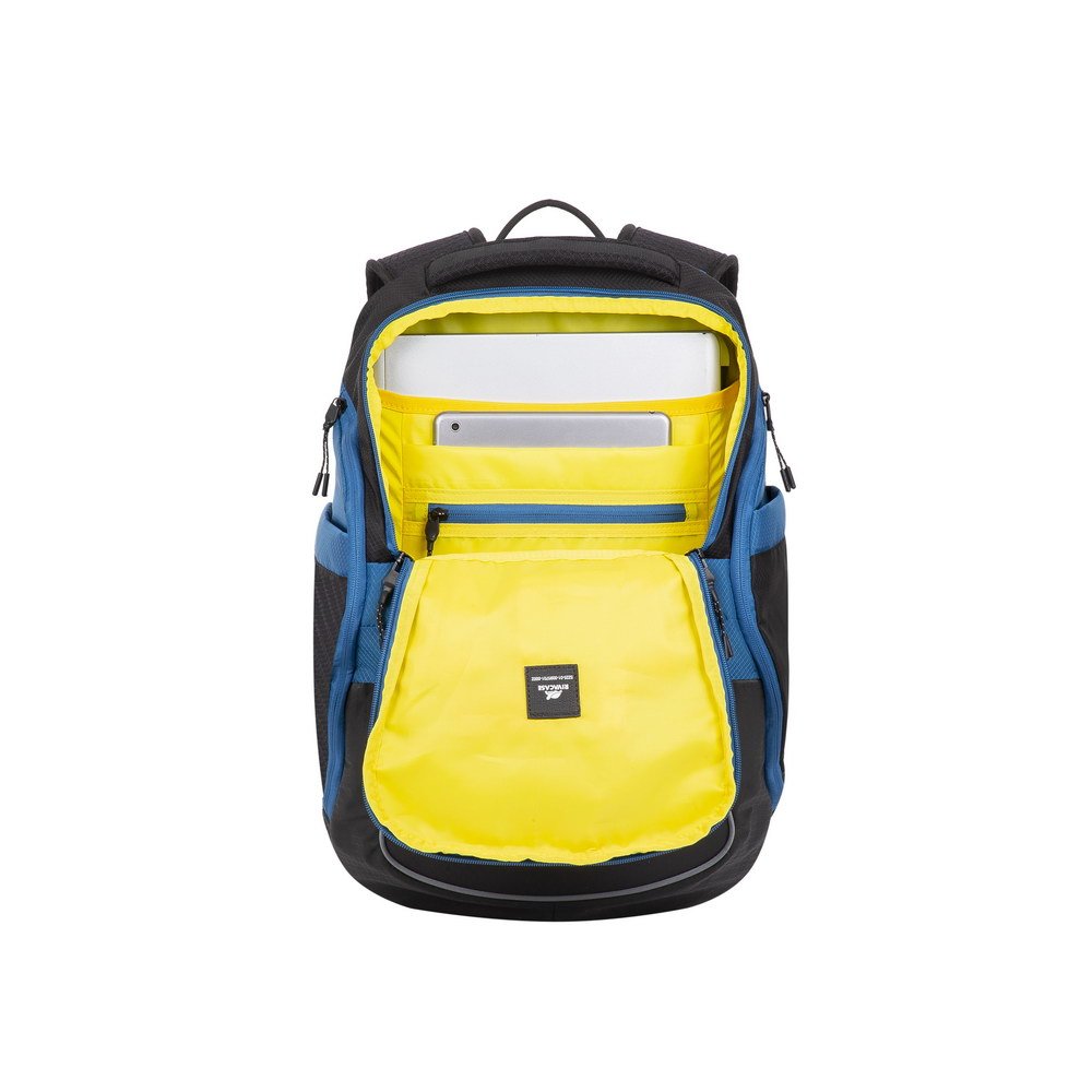 Rivacase 5225 Mochila Informal Negro, Azul Nylon
