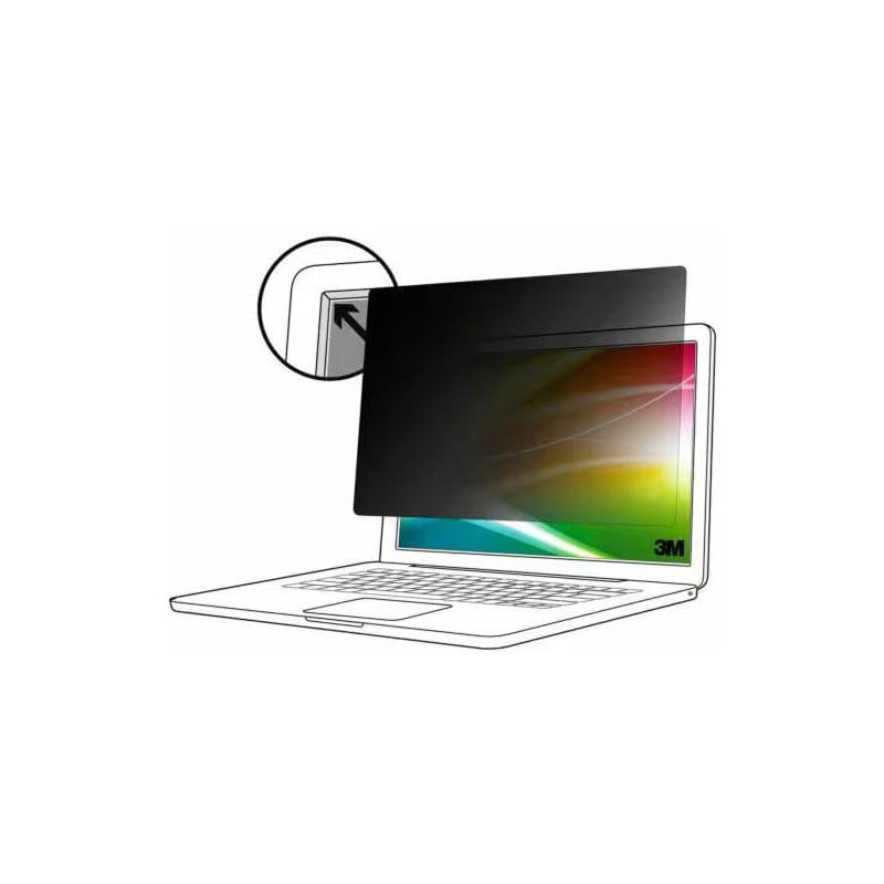 3m Bp125w9b Filtro Para Monitor Filtro De Privacidad Para Pantallas Sin Marco 31,8 Cm (12.5")