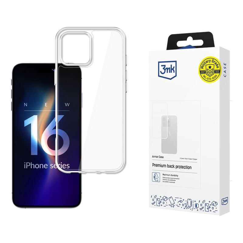 3mk Armor Case Funda Para Iphone 16 Pro 16 Cm (6.3") Transparente