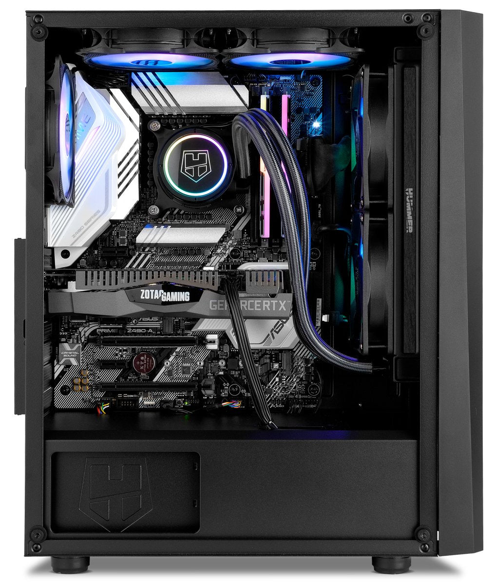 Caja Pc Nox Semitorre Hummer Frost Argb Lighting