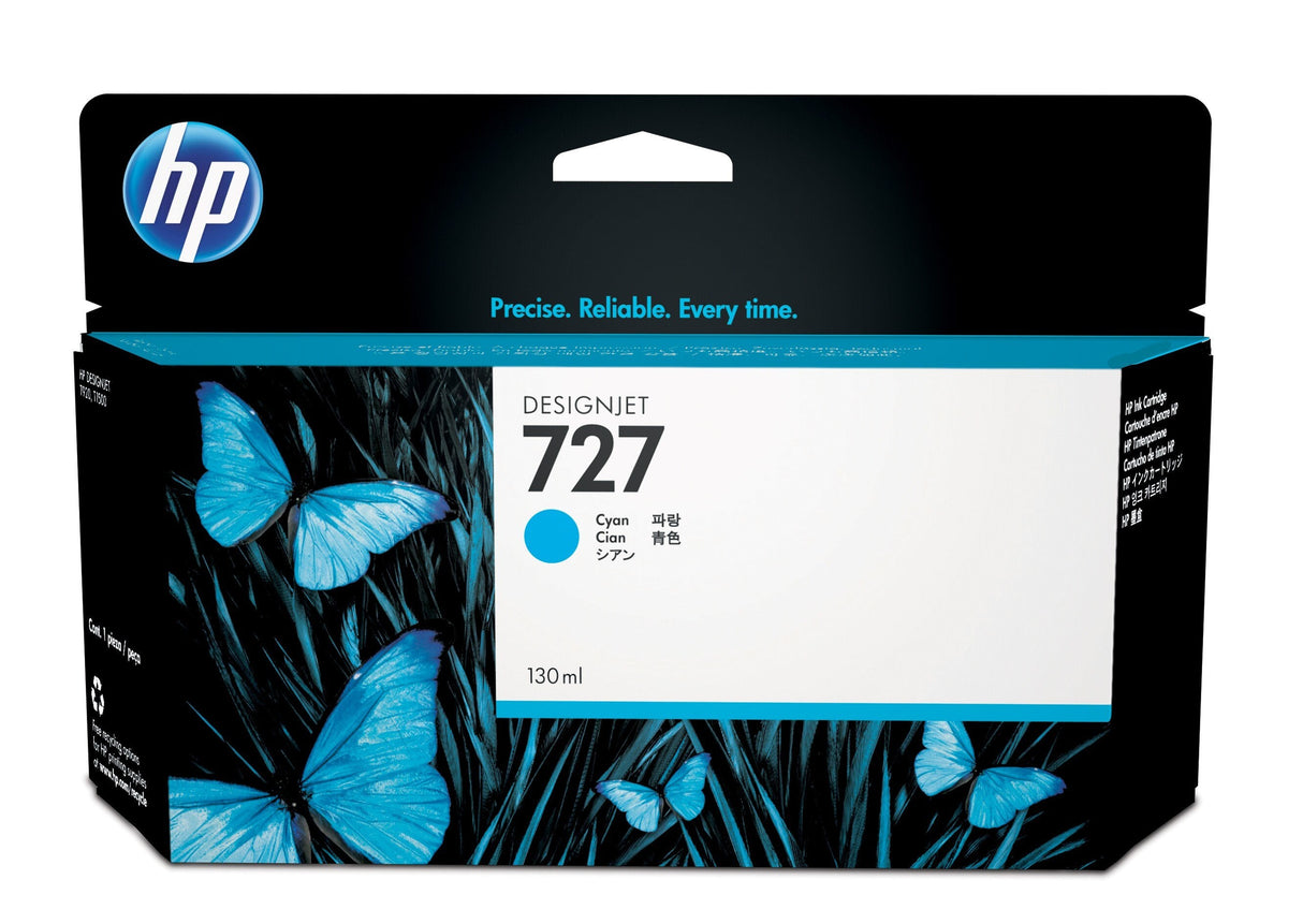 Tinta Original Hp Nº727 Designjet Cian/130ml