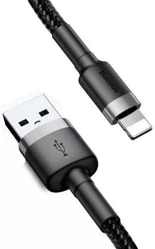 EAN 6953156275010 - Baseus CALKLF-CG1 cable de conector Lightning 2 m Gris, Negro imagen 4