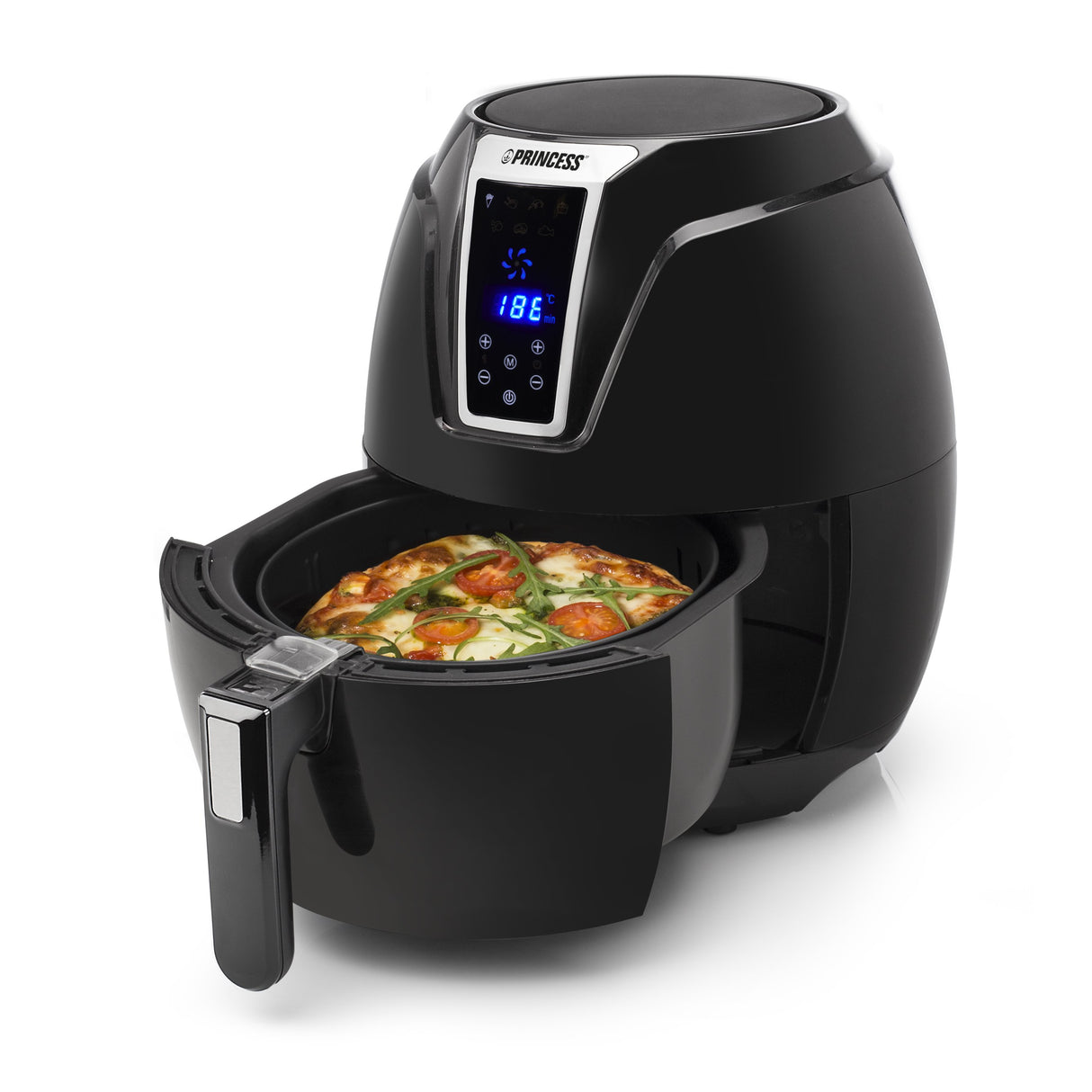 EAN 8713016048257 - Princess 182021 Sencillo 3,2 L Independiente 1400 W Freidora de aire caliente Negro imagen 15