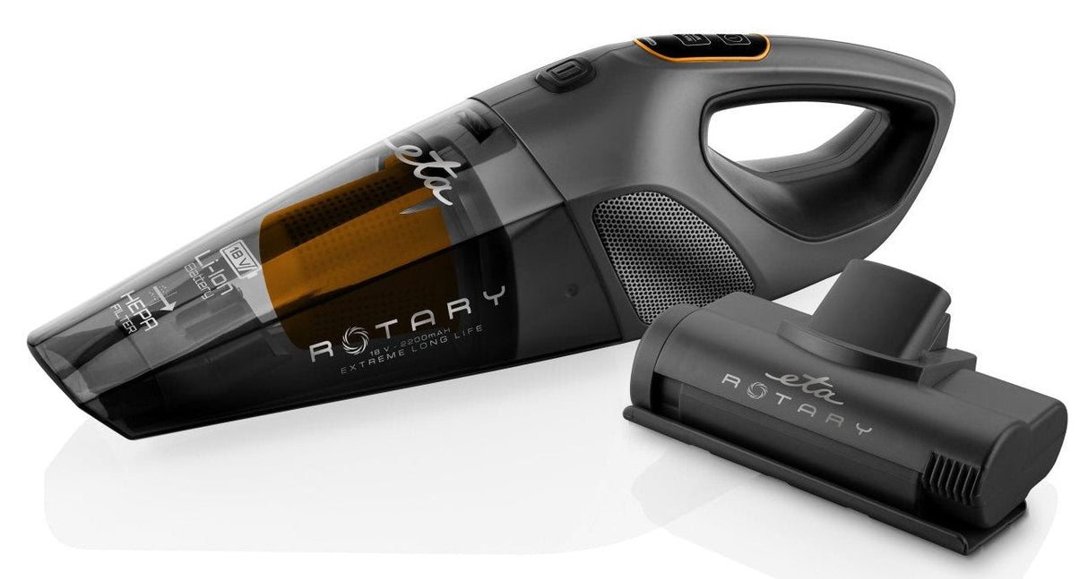 Eta Eta242590000 Aspiradora De Mano Rotativa, Autonomía 30 Min, Gris Blanco