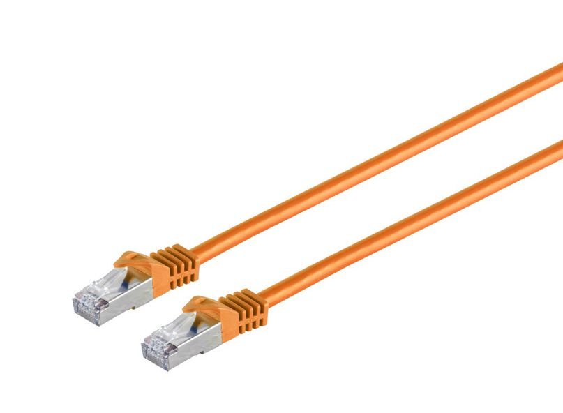 Cat7 S/Ftp Network Cable 10m, Orange Cat7 S/Ftp Network