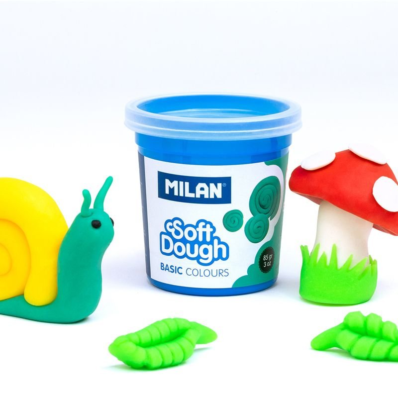 Caja 10 Frascos 85g Básico Soft Dough Milan