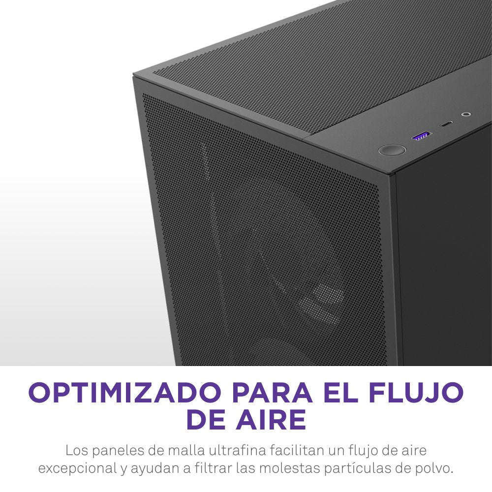 EAN 5056547205878 - NZXT H5 Flow RGB Midi Tower Negro imagen 10