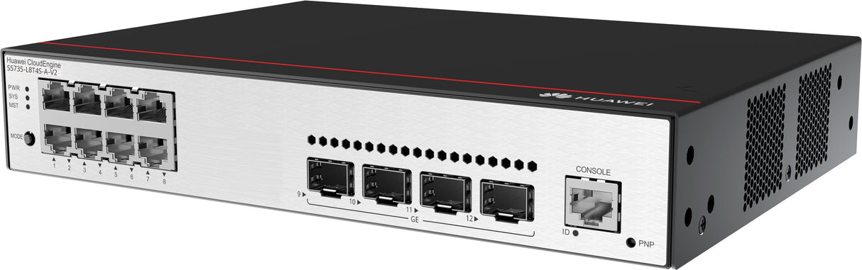 Huawei Switch S5735-L8t4s-A-V2 (8*10/100/1000base-T Ports, 4*Ge Sfp Ports, Ac Power) + Software (98011977 + 88037bnm)
