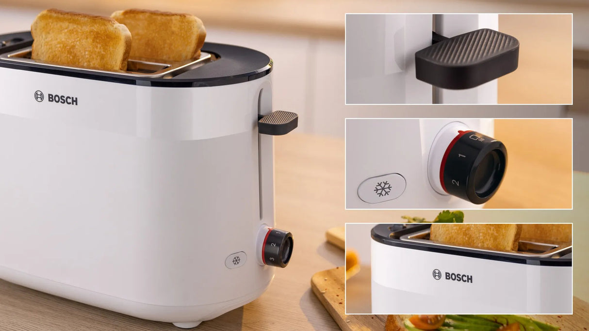EAN 4242005400454 - Bosch TAT2M121 tostadora 6 2 rebanada(s) 950 W Blanco imagen 5