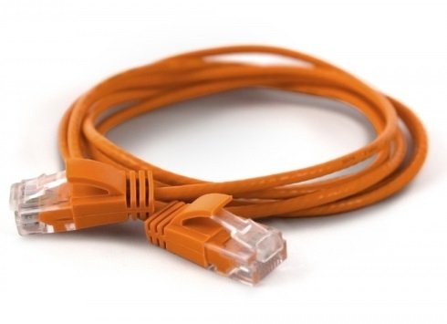 Wantecwire Utp, Cable Extra Fino Cat6a, D = 2,8 Mm, Naranja, Longitud 2,00 M