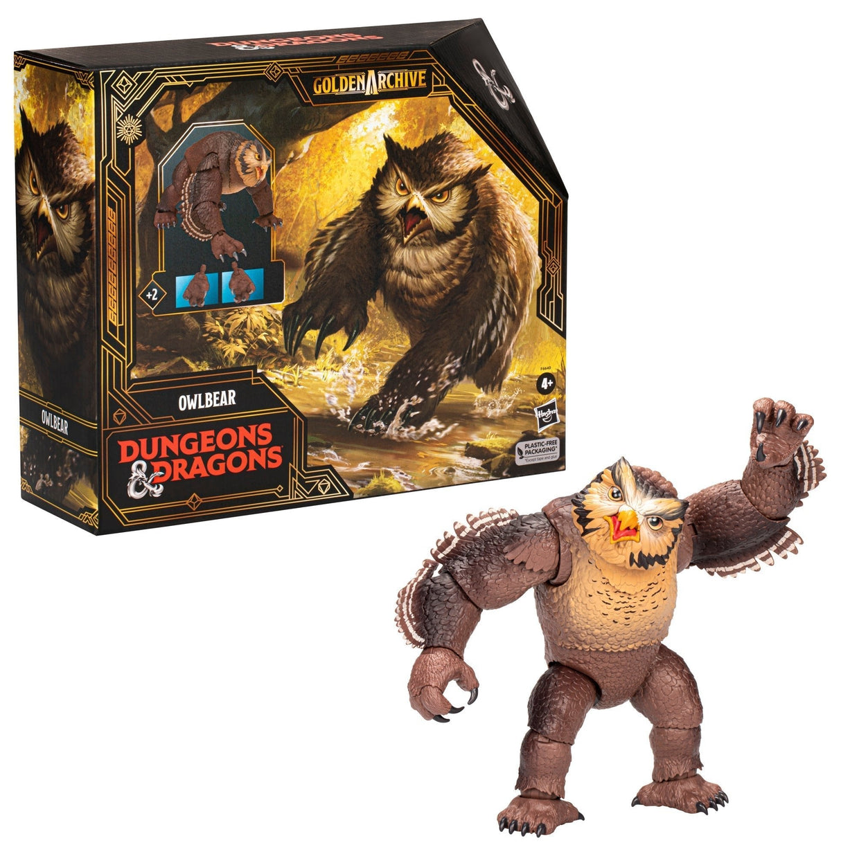 Figura Hasbro Dicelings Dungeons & Dragons Golden Archive Owlbear
