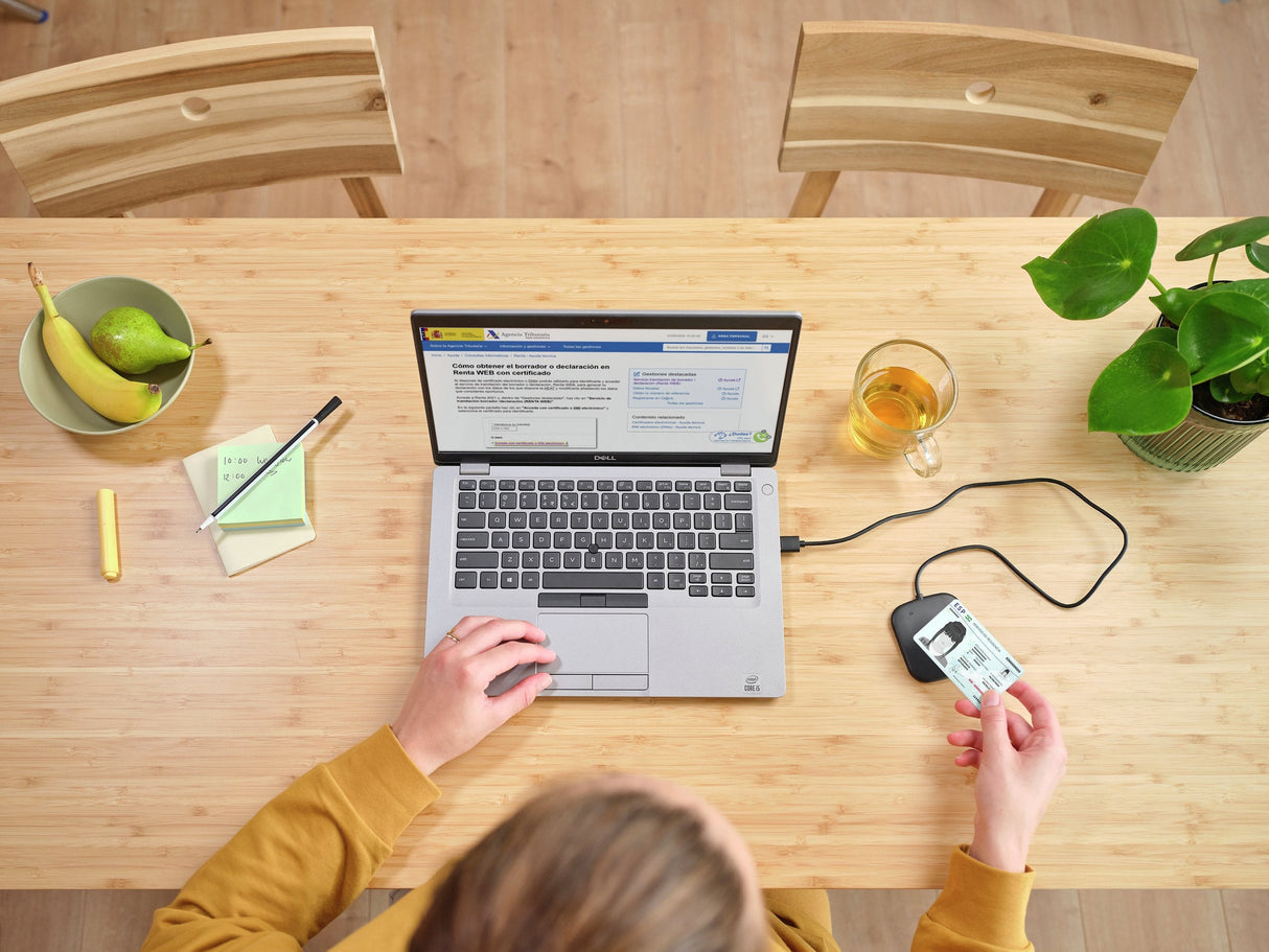 Lector De Dni Inteligente Trust Ceto Usb 2.0 Sin Contacto